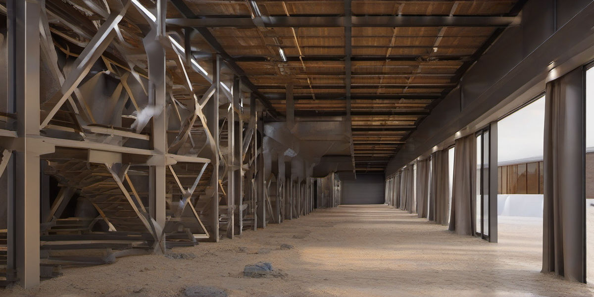 נוף אווירי של טירת כרמל עם מתחמי מגורים מפלדה, מבני תעשייה ואתרי בנייה פעילים בשעת זריחה – פיתוח עירוני מודרני בצפון