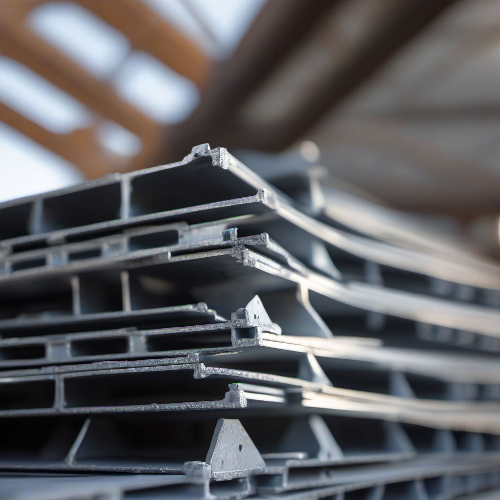 קונסטרוקציית ברזל ציבורית איכותית לבית ספר חדש עם חיפוי גלווני זוהר, הרכבה של חומרי בנייה חזקים ועמידים לפרויקט חינוך ממלכתי